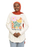 Creamy Printed Long - Sleeve Design 14 - Khotwh